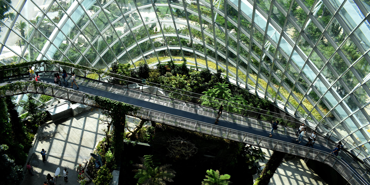 Sustainability, global infrastructure, Singapore airport