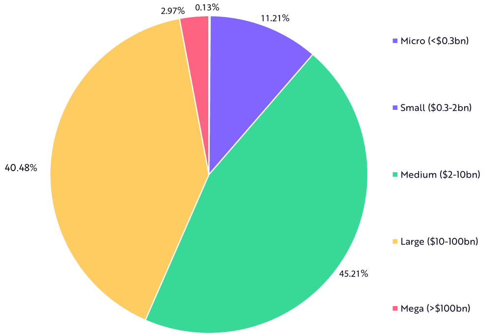 Rize Infrastructure ETF Market Cap exposure